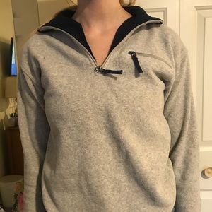 zip up pull over